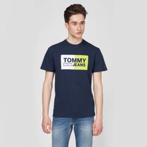 Tommy Hilfiger pánské tmavě modré tričko Essential - XL (002)